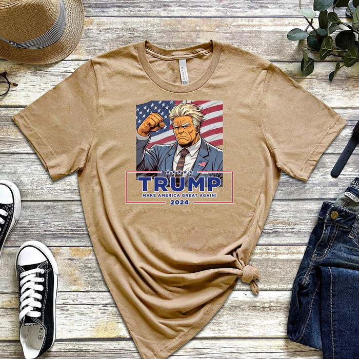 Anime Donald Trump Failed Assassination Attempt T-shirt