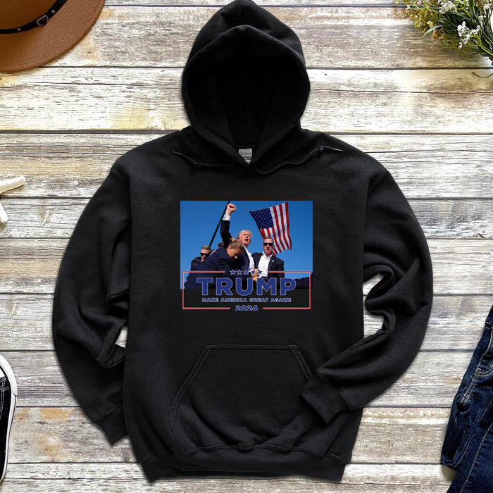 Donald Trump Failed Assassination Attempt Hoodie