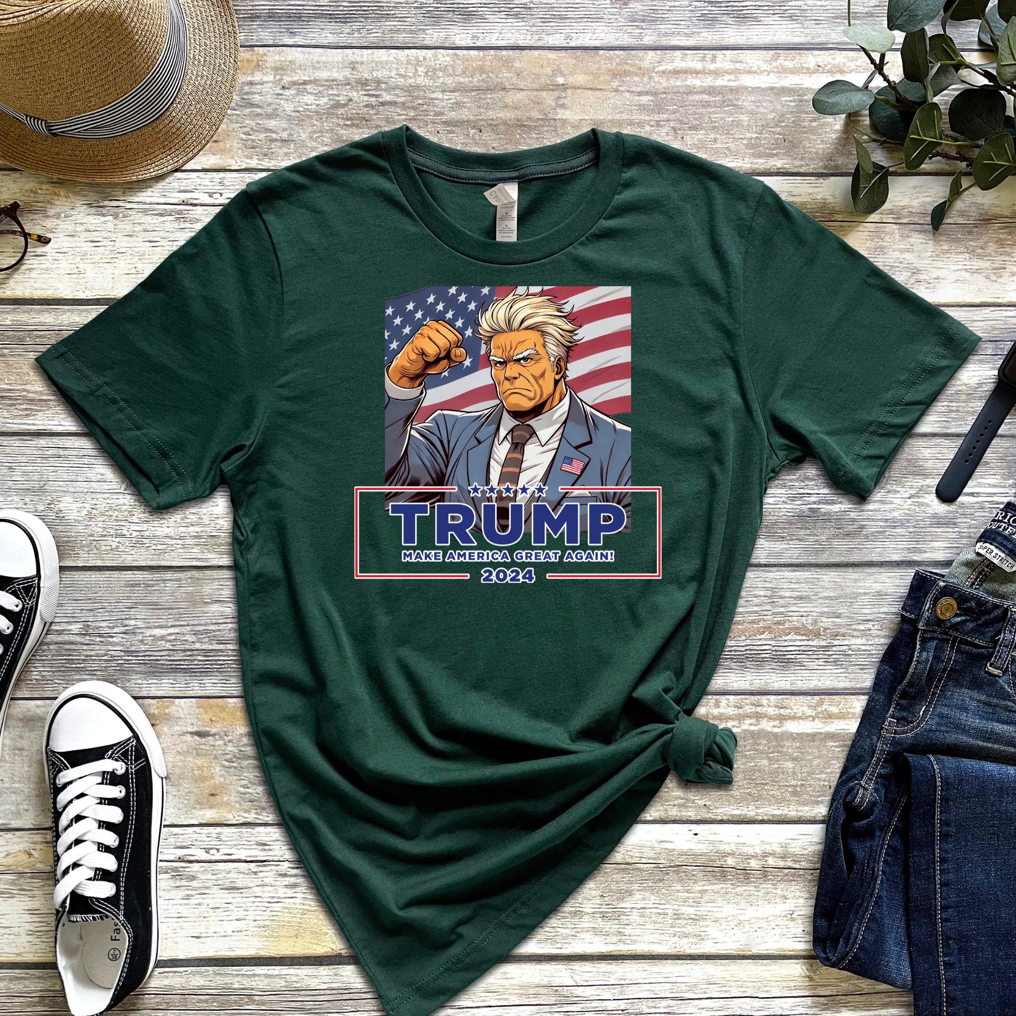 Anime Donald Trump Failed Assassination Attempt T-shirt