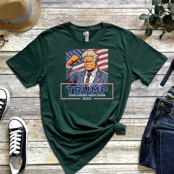 Anime Donald Trump Failed Assassination Attempt T-shirt