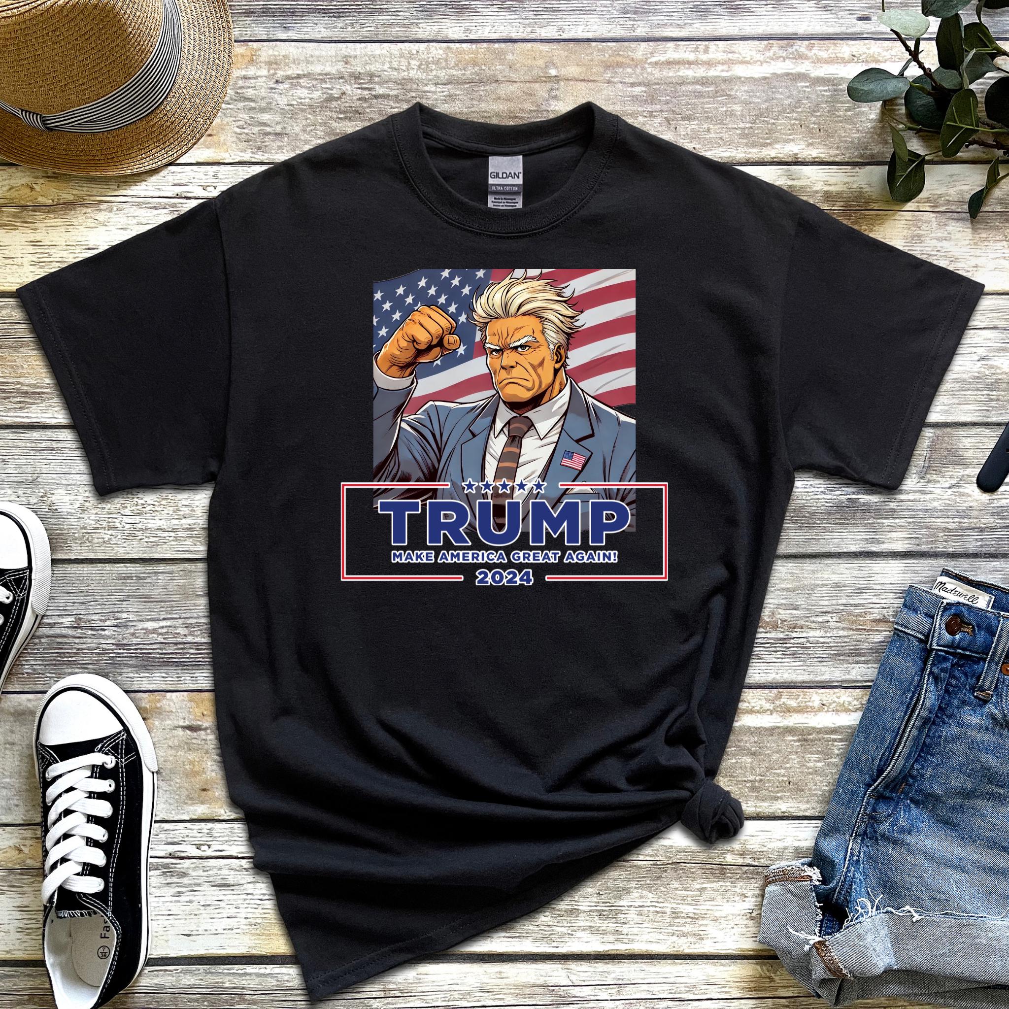 Anime Donald Trump Failed Assassination Attempt T-shirt