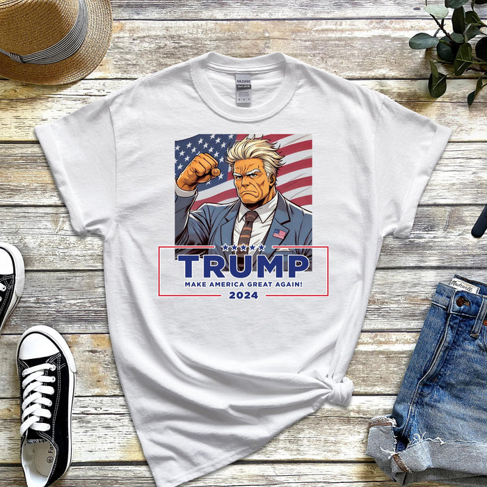 Anime Donald Trump Failed Assassination Attempt T-shirt