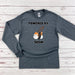 a long sleeve shirt with a picture of a cat on it