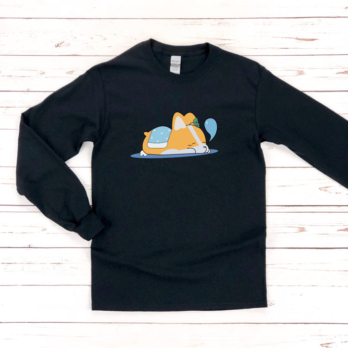 Snoozing Puppy Long Sleeve Shirt