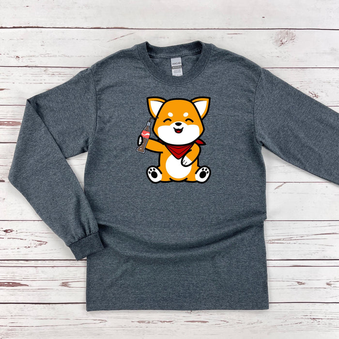 a long sleeved shirt with a picture of a fox on it
