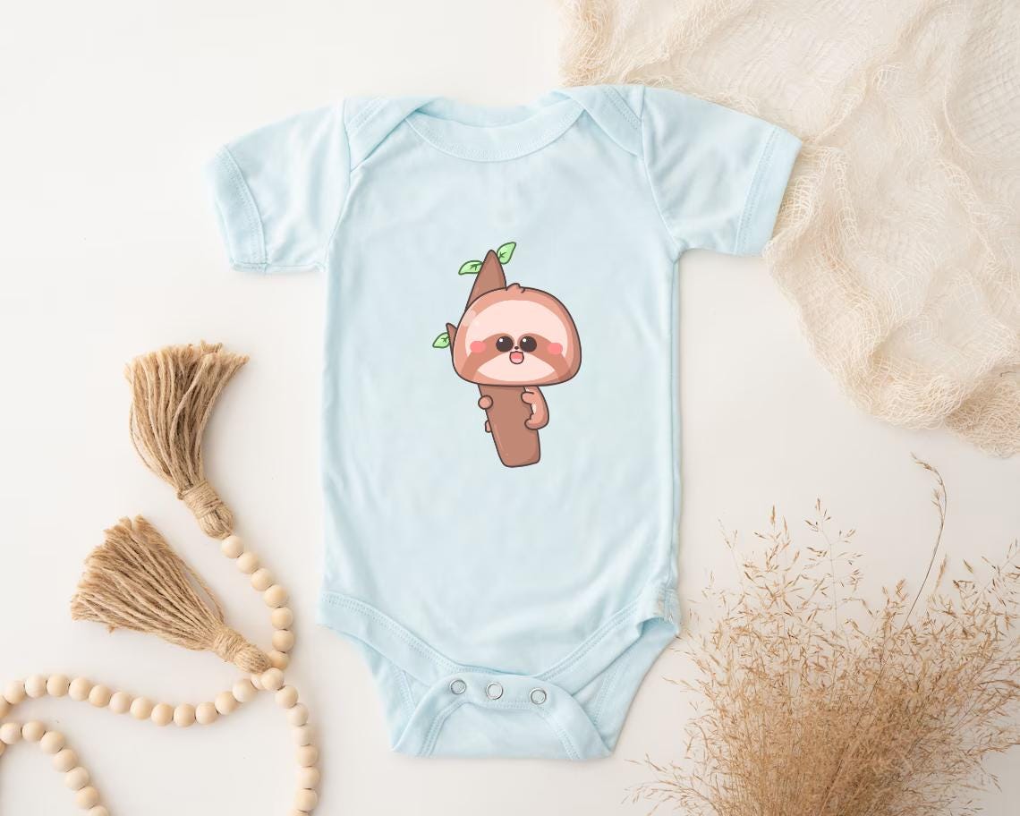a baby bodysuit with a slotty on it