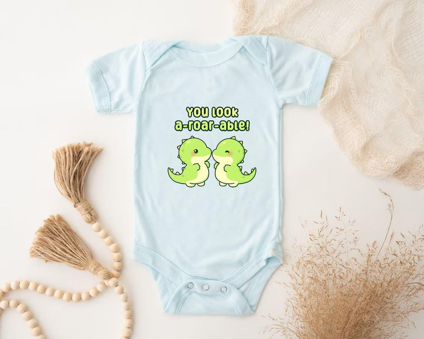 a baby bodysuit that says you look 5 - year - old
