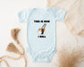 a baby bodysuit that says, this is how i roll