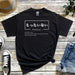a black t - shirt with japanese writing on it