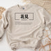 a white sweatshirt with a chinese writing on it
