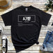 a black tshirt with chinese characters on it