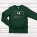 a green long - sleeved shirt with a chinese character on it