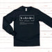 a black long sleeve shirt with japanese writing on it