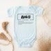 a baby bodysuit with the words shinnyokuu on it