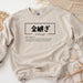 a white sweatshirt with chinese characters on it