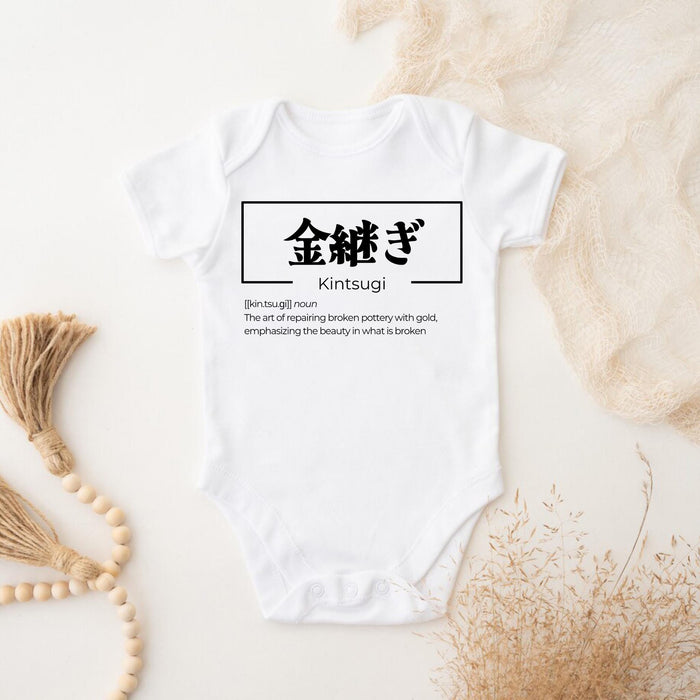 a white bodysuit with a chinese writing on it