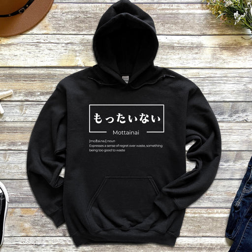 a black hoodie with japanese writing on it