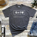 a t - shirt with a japanese message on it