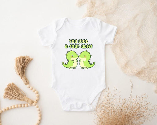 a baby bodysuit that says you look 5 - year - old
