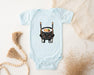 a baby bodysuit with a sushi on it