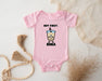 a baby bodysuit with a picture of a cartoon character on it