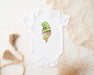 a baby bodysuit with an ice cream cone on it