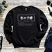 a black sweatshirt with japanese characters on it