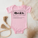 a baby bodysuit with chinese writing on it