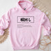 a pink hoodie with japanese characters on it