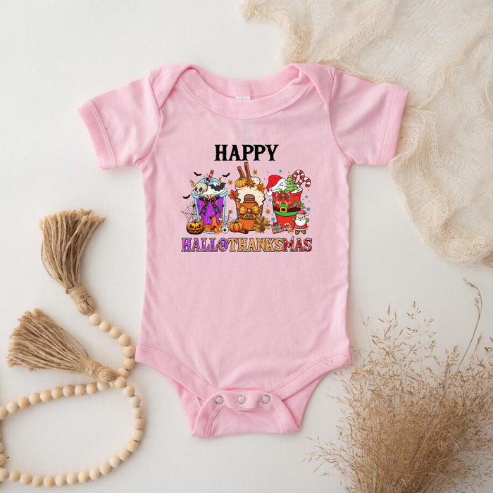 a baby bodysuit with a cartoon character on it