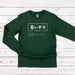 a green long - sleeved shirt with japanese characters on it