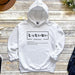 a white hoodie with japanese writing on it