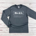 a long sleeve shirt with japanese writing on it