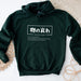 a green hoodie with an asian writing on it