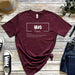 a t - shirt with the words fuji printed on it