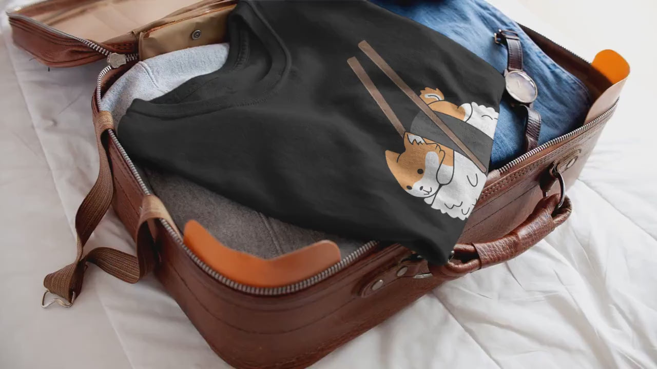Sushi Shiba Inu Chopsticks Unisex Sweatshirt