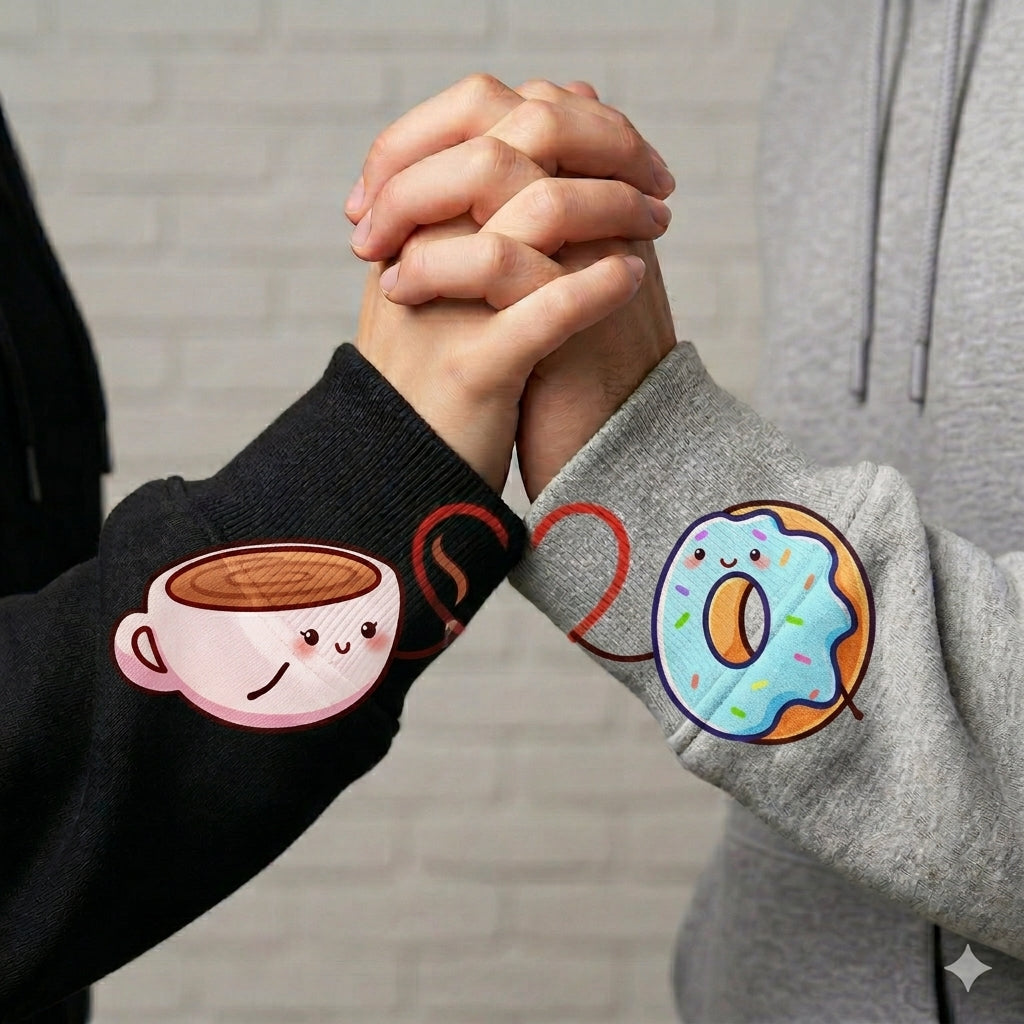 Sleeve mockup - sleeve-heart-handholding-mockup