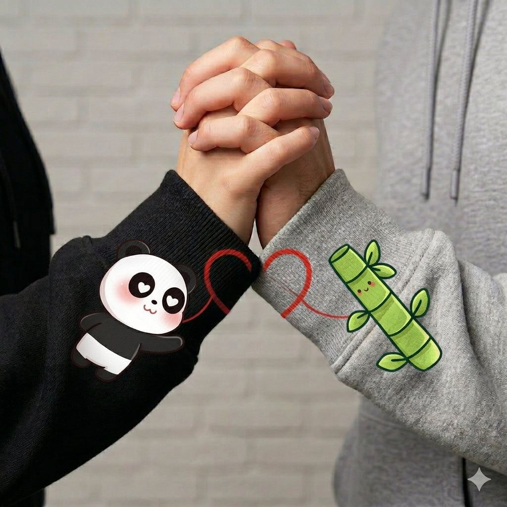 You're Bam-Boo-Tiful Panda and Bamboo Couple Sweatshirt