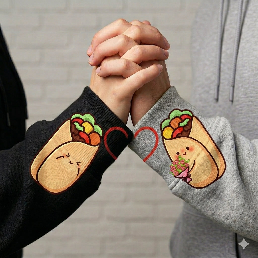 You're Burritoful Burrito Couple Long Sleeve Shirt