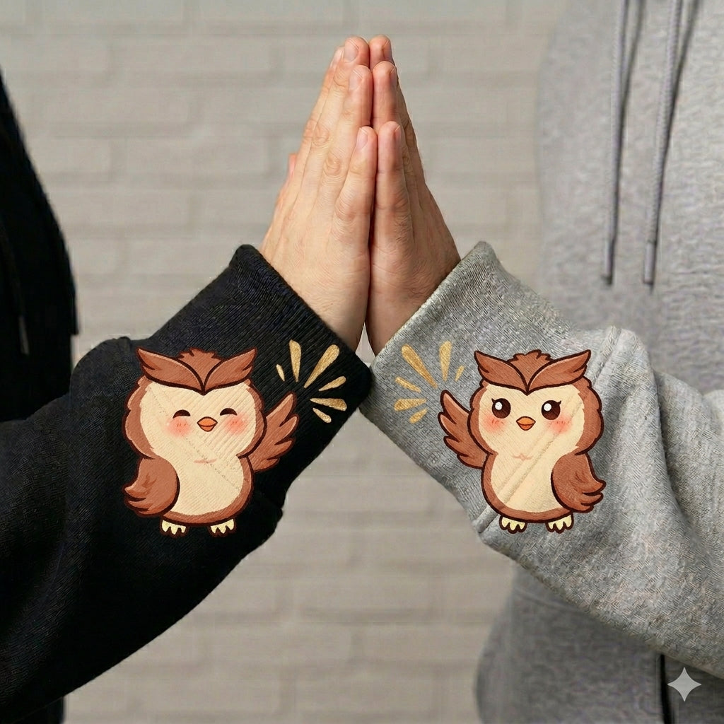 You're a Hoot to Be With Owl Couple Sweatshirt