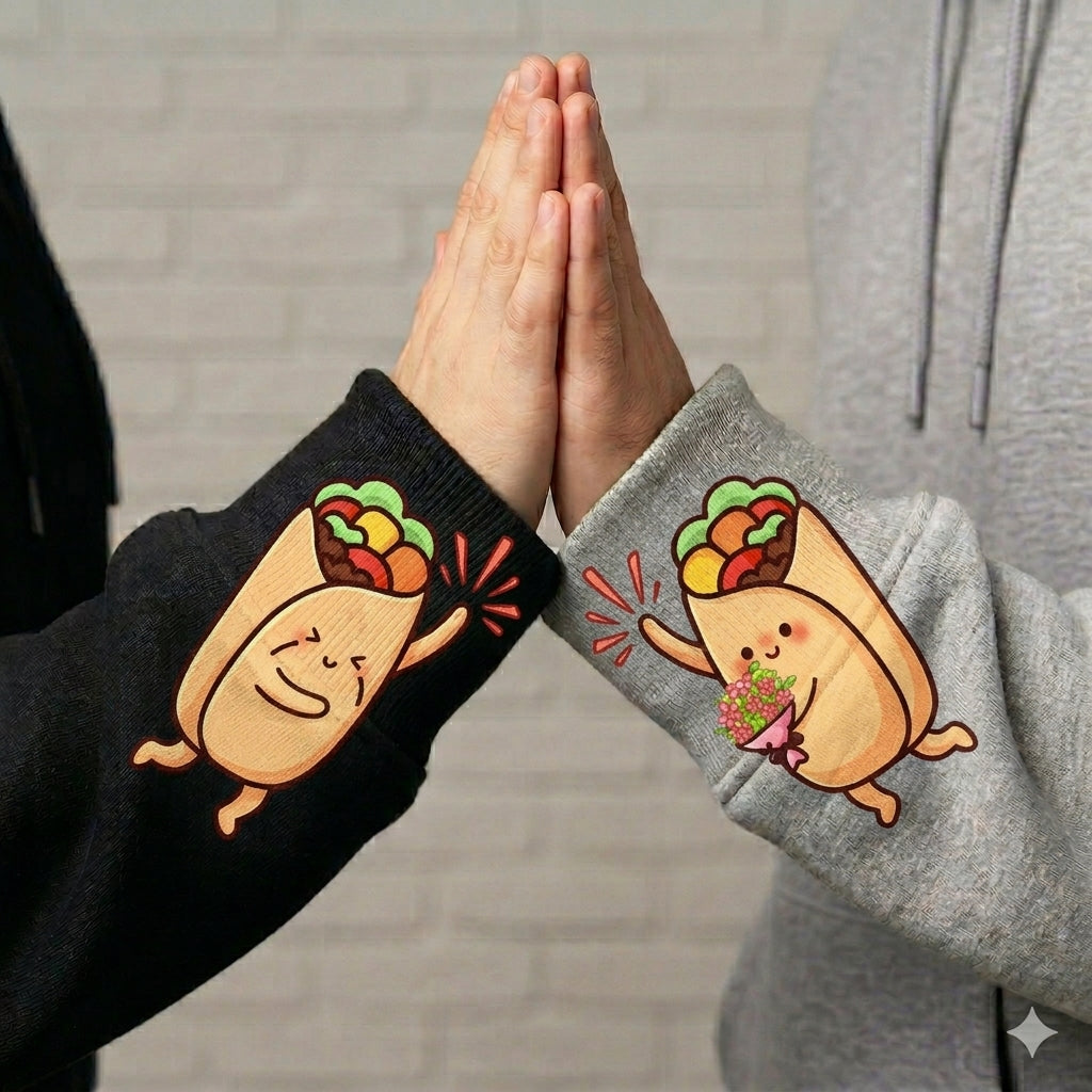 You're Burritoful Burrito Couple Long Sleeve Shirt