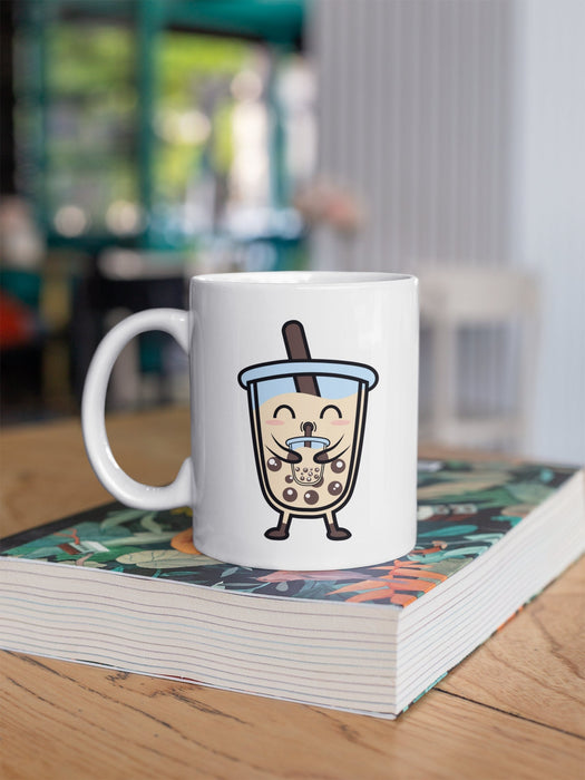 Cute Boba Tea Baby Kawaii Coffee Mug Gift, Valentine's Day Gift for Her, Gift for Him, Coffee Lover, Kawaii Animal, Japanese Streetwear M003