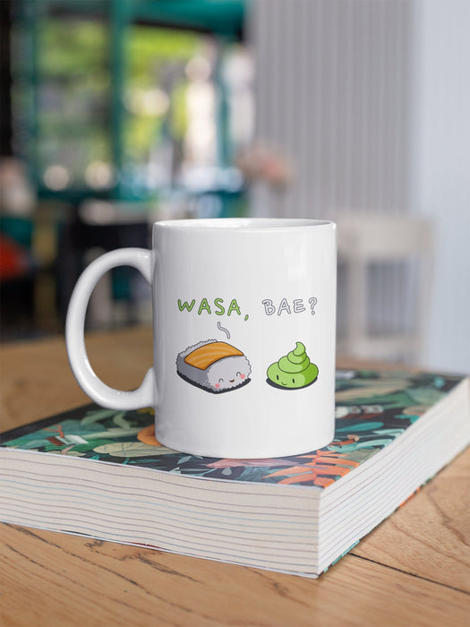Wasabi Sushi Kawaii Coffee Mug