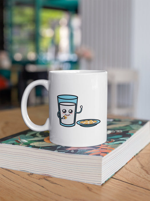 Milk and Cookies Kawaii Coffee Mug