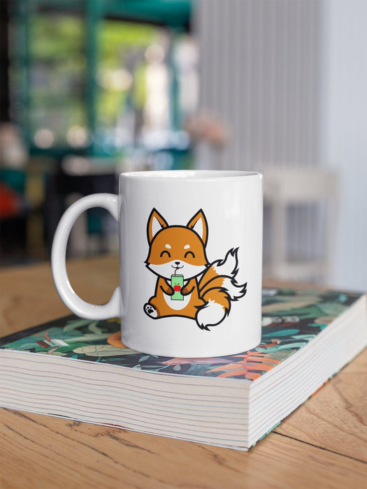 Fox Apple Juice Kawaii Coffee Mug Gift