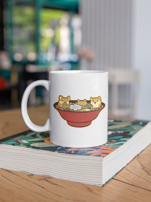 Shiba Inu Ramen Corgi Kawaii Coffee Mug