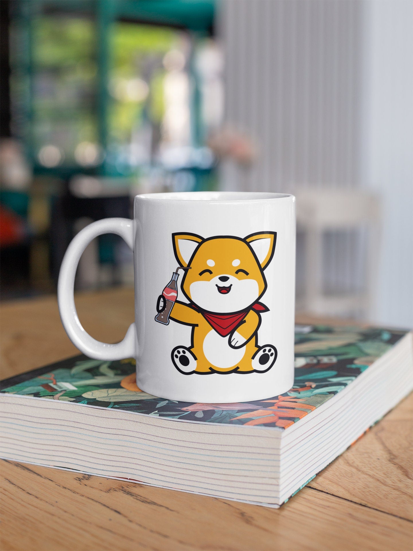 Corgi Shiba Inu Cola Kawaii Coffee Mug