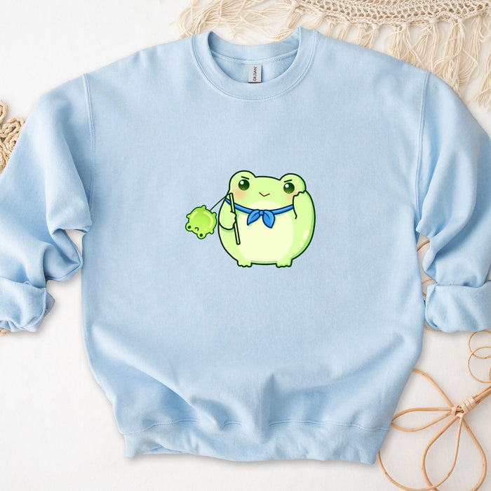 Green Saluting Frog Sweatshirt