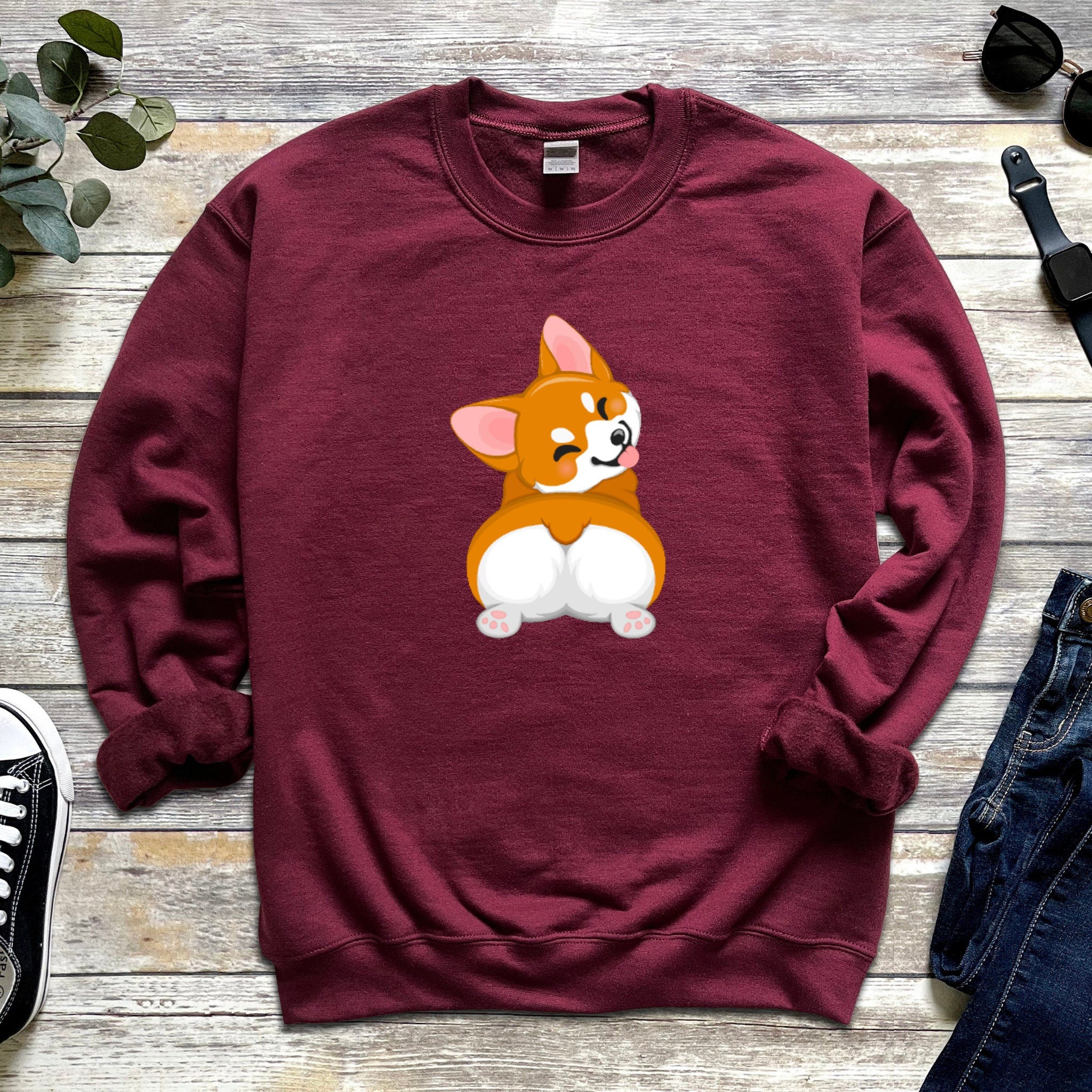 Corgi Butt Unisex Sweatshirt