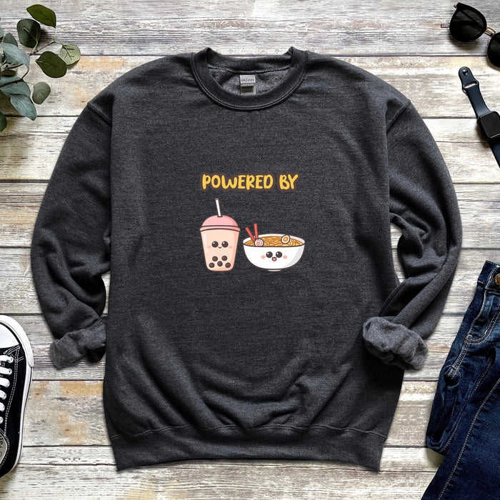 Powered By Boba & Ramen Sweatshirt